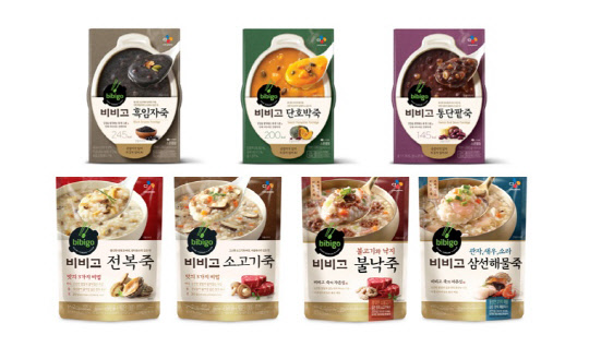 CJ제일제당의 비비고 죽이 누적 판매량 5000만개를 돌파했다.  <CJ제일제당 제공>